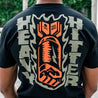 T-Shirt PRiDEorDiE "HEAVY HITTER" - Noir