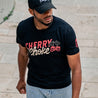 T-Shirt PRiDEorDiE "CHERRY CHOKE" - Noir