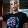 T-Shirt Women PRiDEorDiE "STAY HUNGRY" - Noir