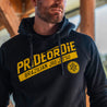 Sweat PRiDEorDiE "HANG LOOSE" - Noir