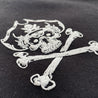 Sweat zippé PRiDEorDiE "PIRATE" V.2 - Noir