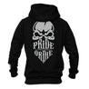 Sweat zippé PRiDEorDiE "RECKLESS" Black & White V.2 - Noir