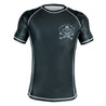 Rashguard PRiDEorDiE "PIRATE" V.2 Black & Grey (MC) - Noir