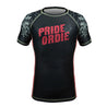 Rashguard PRiDEorDiE "PREY ON THE STRONG" (MC) - Noir