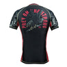 Rashguard PRiDEorDiE "PREY ON THE STRONG" (MC) - Noir