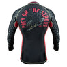 Rashguard PRiDEorDiE "PREY ON THE STRONG" (ML) - Noir