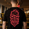T-Shirt PRiDEorDiE "RECKLESS" Flames - Noir