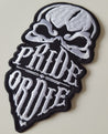 Patch PRiDEorDiE "RECKLESS" - Blanc