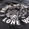 T-Shirt PRiDEorDiE "LONE WOLF" - Noir