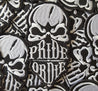 Patch PRiDEorDiE "RECKLESS" - Blanc